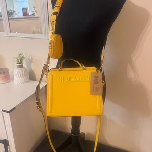 Steve Madden Yellow Bevelyn Satchel